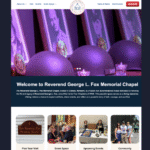 Reverend George L.fox Memorial Chapel Website Launch